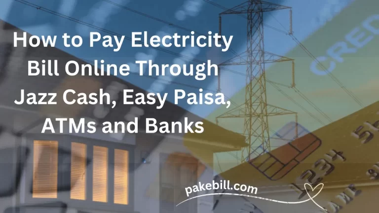 How to Pay Electricity Bill Online – Several Options in Pakistan