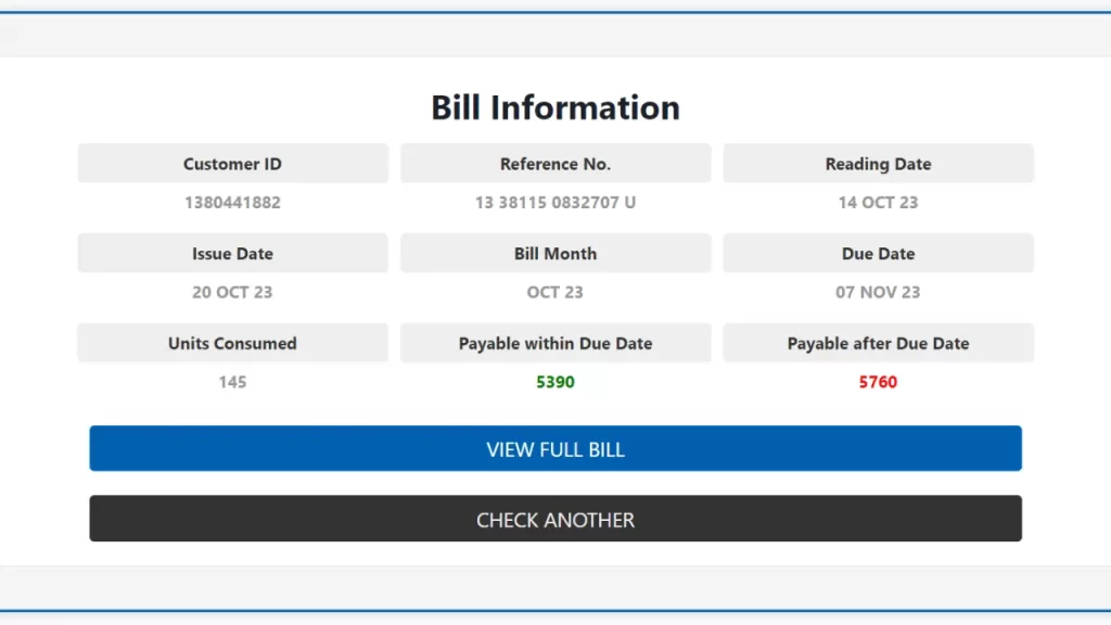 sepco bill payment history