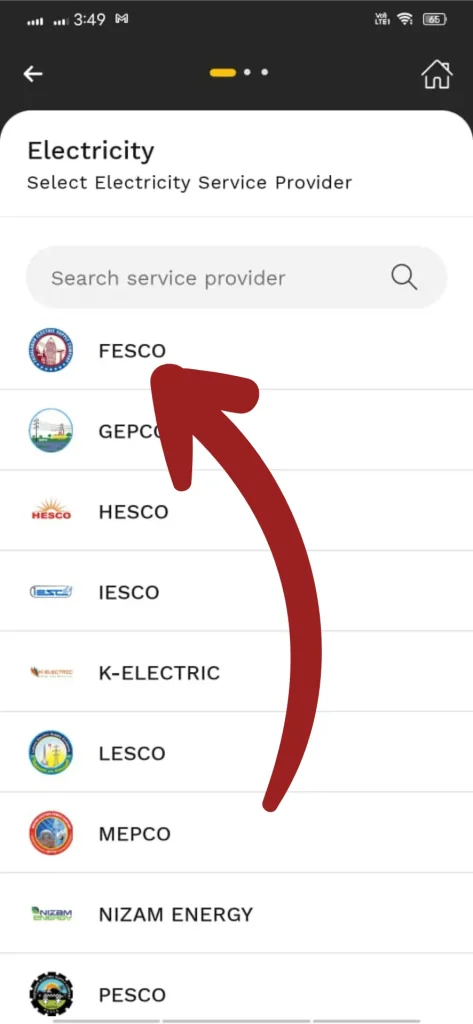 fesco bill online check paid or not