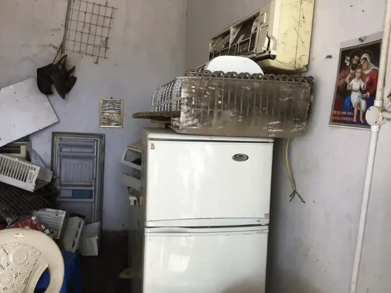 Old AC and Refrigerator